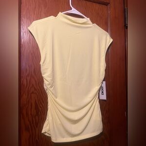 DKNY Women's Light Yellow Blouse